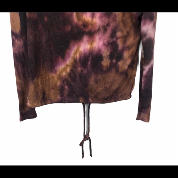 Smoke & mirrors women’s long sleeve brown tie-dye‎ - Picture 2 of 8